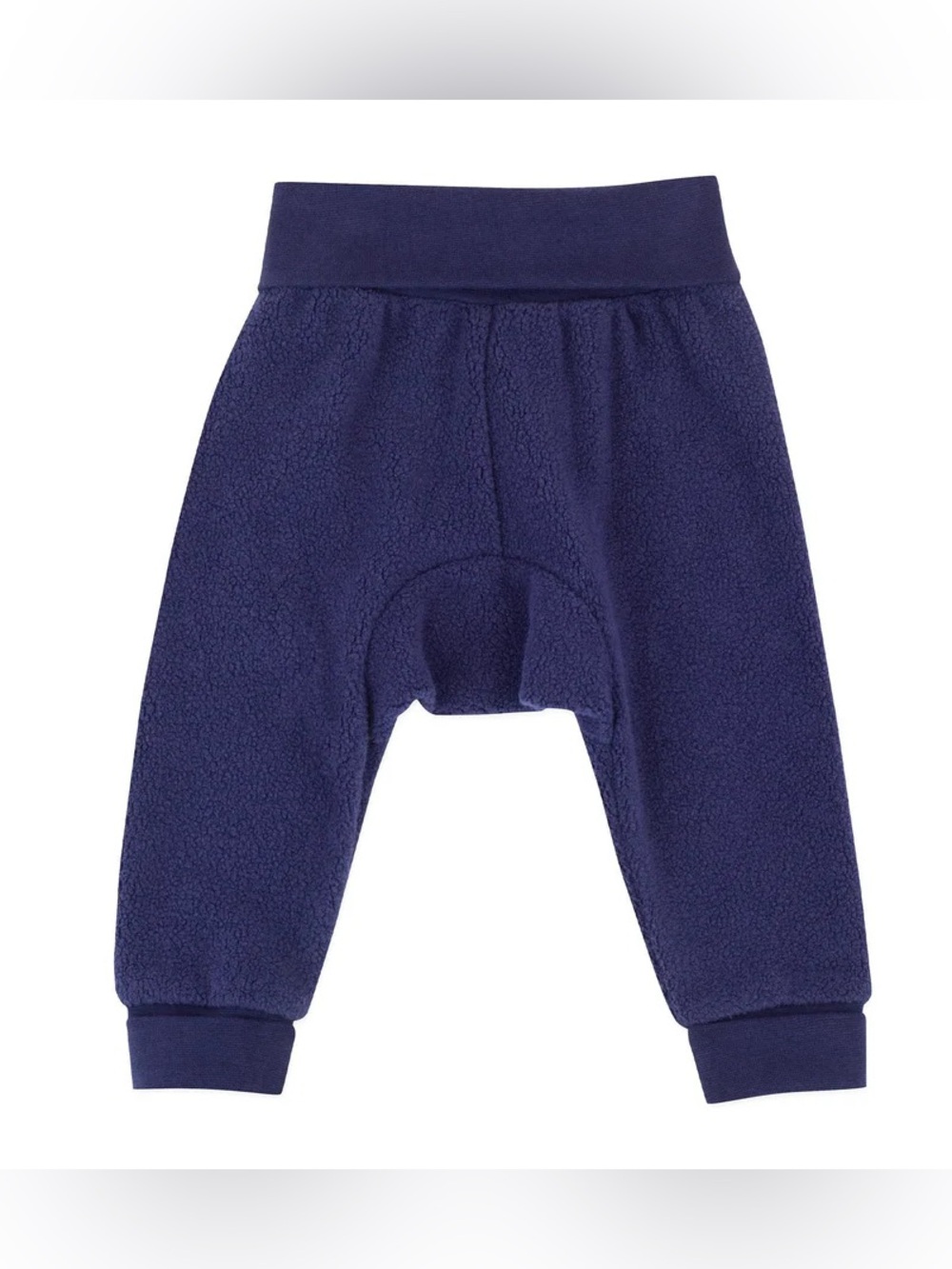 Cozie Fleece Baby Cuff Pant - Blue, Zutano, 3-6 months